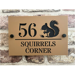 Squirrel House Sign