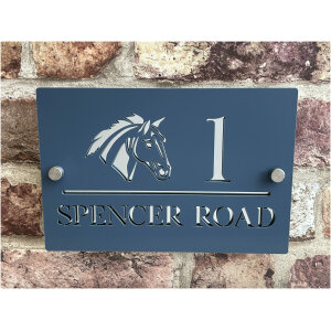 Horse Head House Sign