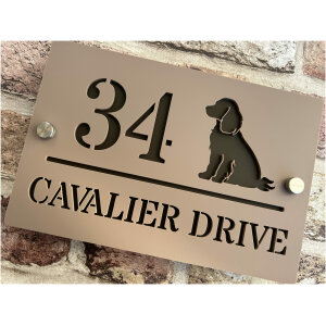 Spaniel Dog House Sign