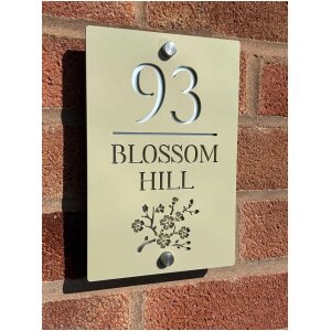 Blossom House Sign
