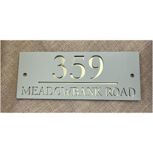 Contemporary House Sign - Meadowbank